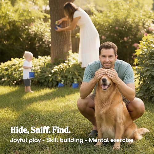 Hundeduft-Trainingsset, Hundeschnüffel-Set – Hundetrainingskit, Duft-Arbeitsset für Hunde, Hunde-Gehirnspiele für Hunde, Hundeschnüffelspielzeug, Hundespiele, Nasenarbeit für Hunde