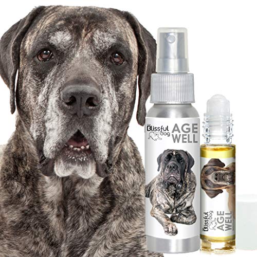 Image of The Blissful Dog Mastiff Age Well Dog Aromatherapy Roll-On Bottle for Your Dog's Peaceful Ageing