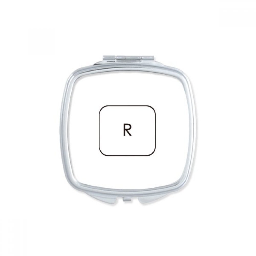 Miroir de poche Clavier Symbole V le petit cadeau mignon pour une amie
