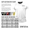 GYMTIER Gym Clothes for Men Gym T-Shirt - Bodybuilding Workout Training Top Bodybuilding Workout T Shirt Training Top MMA Men's Active Wear, White, 4XL #4