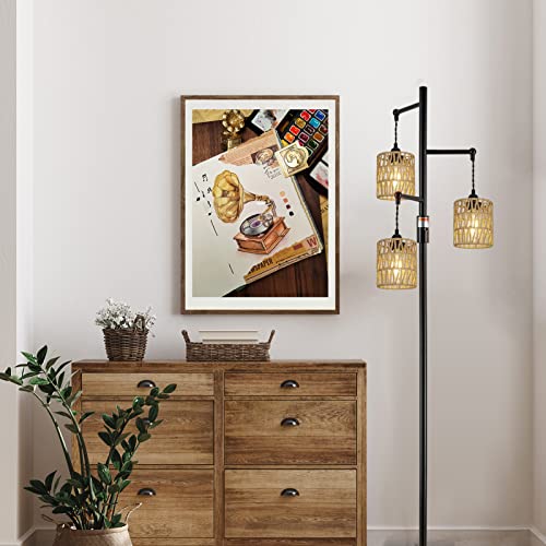 Stepeak 221005A1 4 Pack Rattan Lamp Shade, Small Boho Lamp Shades Replacement, 5.9In Height, 5In Diameter, 1.53In Fitter, Cylinder Woven Lampshade thumb #7