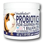 Equa Holistics HealthyGut Probiotics for Guinea Pigs Dietary Supplement, All-Natural Digestive System Formula (120 Servings)