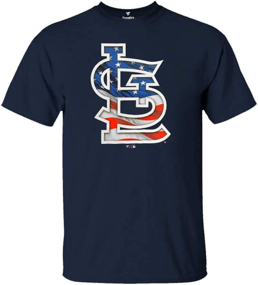 Fanatics Men MLB St Louis Cardinals BannerWave Tee T-Shirt Short Sleeve Baseball