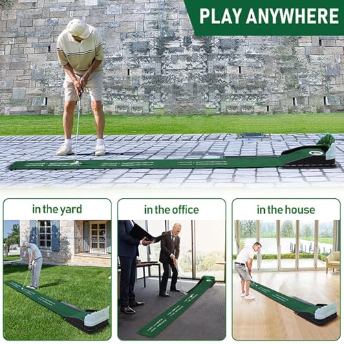 Tapis de putting de golf pour corriger sa posture à la maison sans perdre de temps de ramassage
