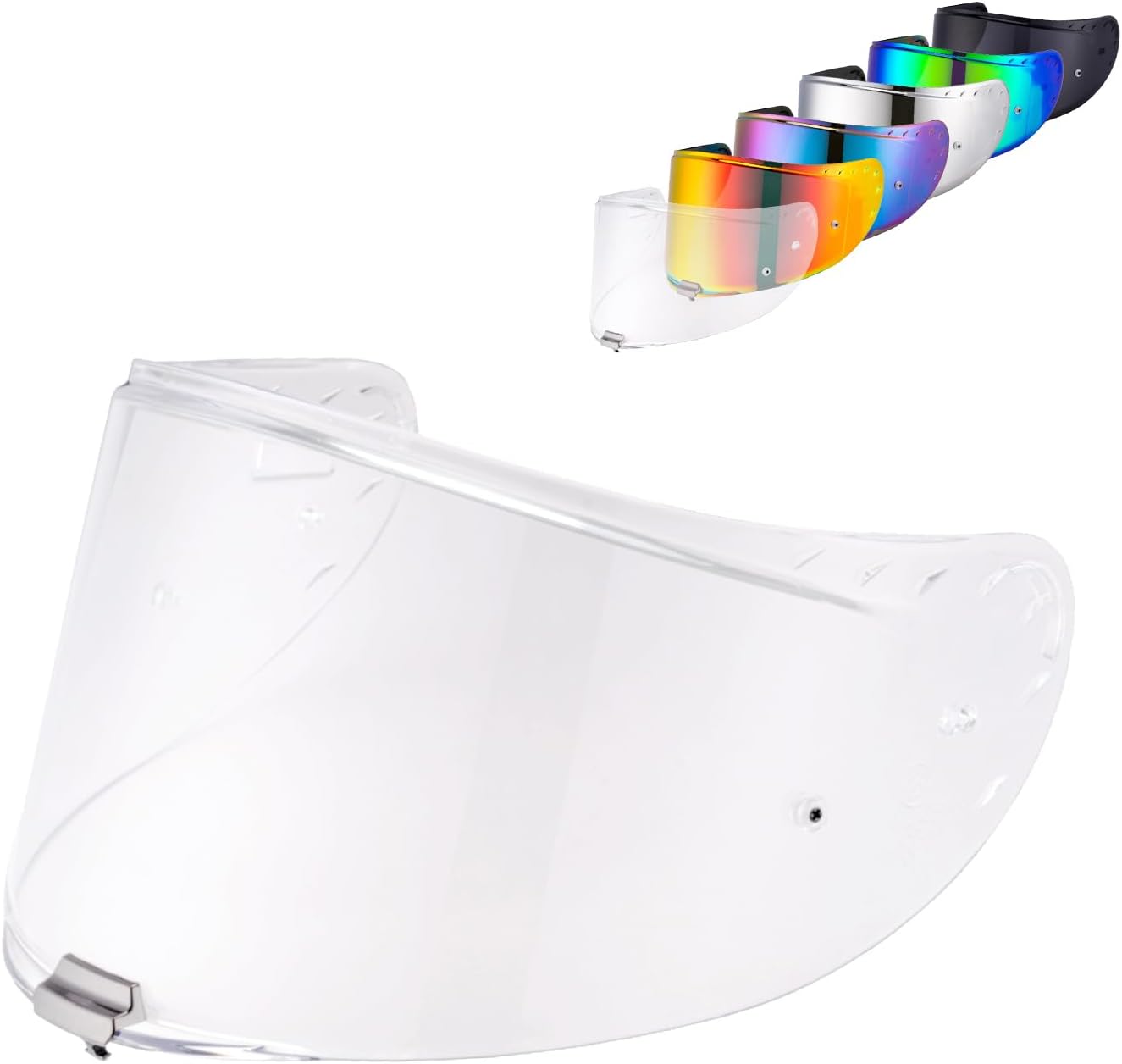 Motorcycle Helmet Shield For Challenger Helmet Visors Face Shield Replacement Accessories (Transparent)