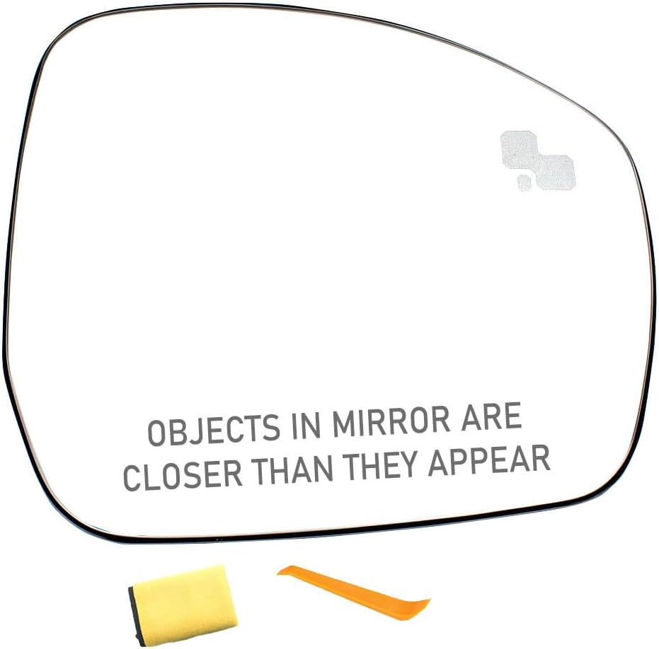 compatible Left Driver Blind Spot Power Heated Mirror Glass Replacement Compatible with Range Rover Sport L405 L494 2014 2015 2016 2017 2018 2019(Blind spot right)