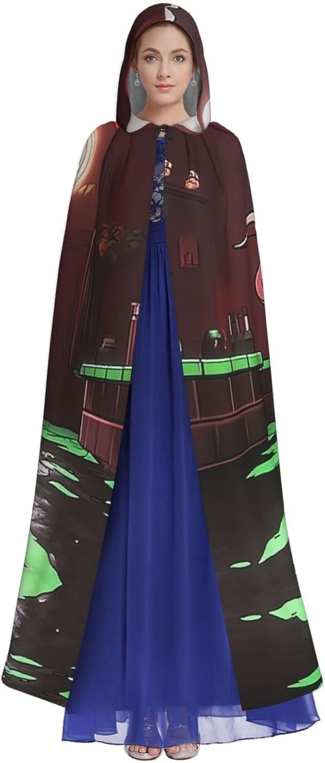 Machine pigs in underground bars Unique Darkness Poncho Shawl - Customizable Wearable Blanket for Women, Perfect Halloween Costume Accessory, Knight, Akatsuki, and More