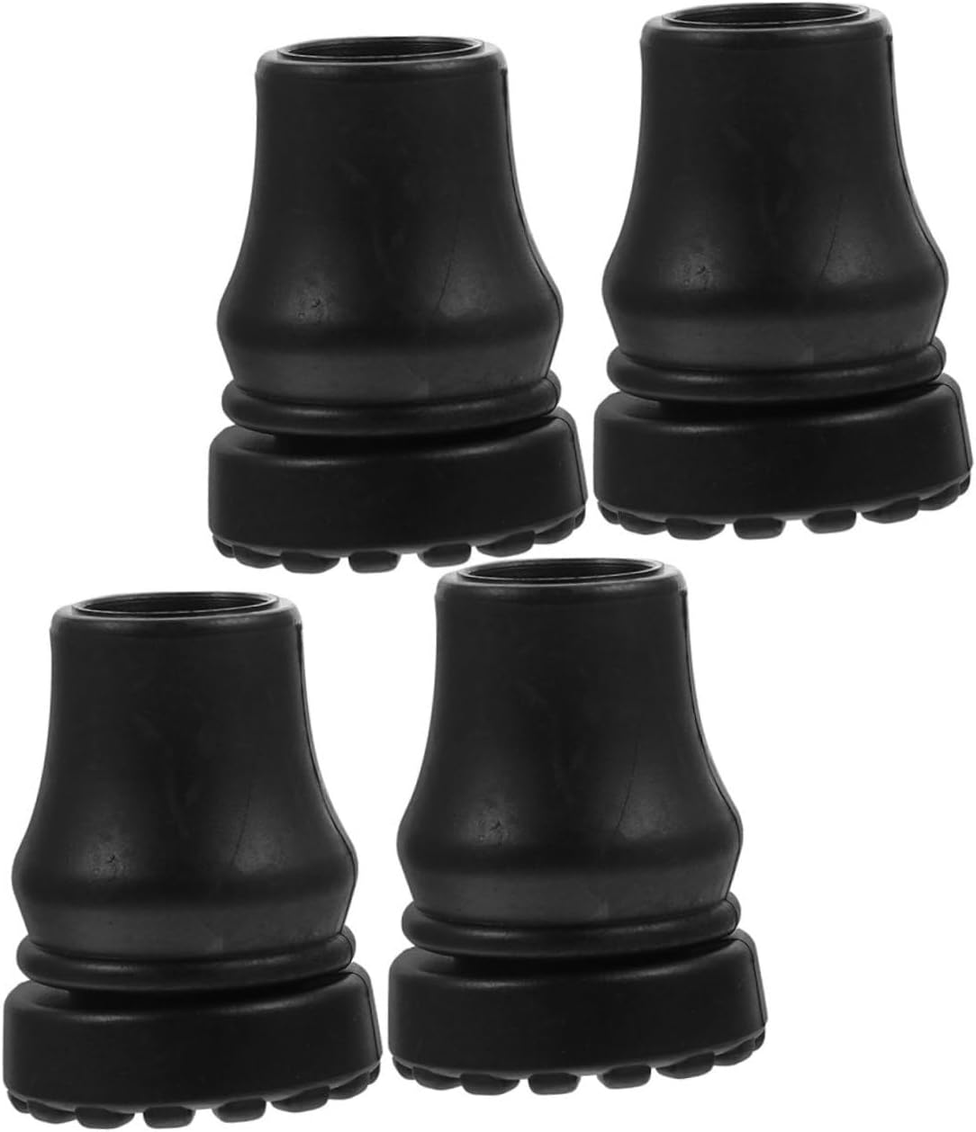 Toddmomy Anti-Slip Crutch Foot Pads Walking Stick Crutches Pads Cane Ends Plastic Cane Foot Covers Plastic