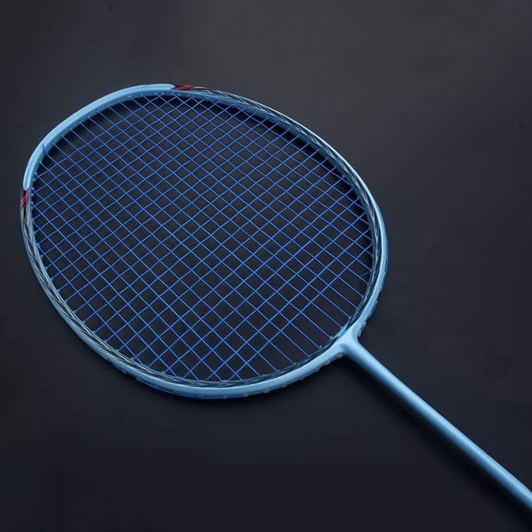 Miniatura 6 de LMMDDP Super Light 5U - Raquetas profesionales de bádminton de carbono con cuerda, tipo ofensivo, bolsa de raqueta de cuerda, pádel de fuerza