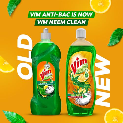 Vim Dishwash Anti Bac Liquid, Neem, 750 ml (VILY100) - Image 3