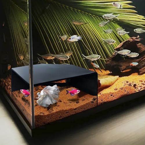 Aquarium Corner Cave Hide Axolotl Cichlid Cave Fish Tank