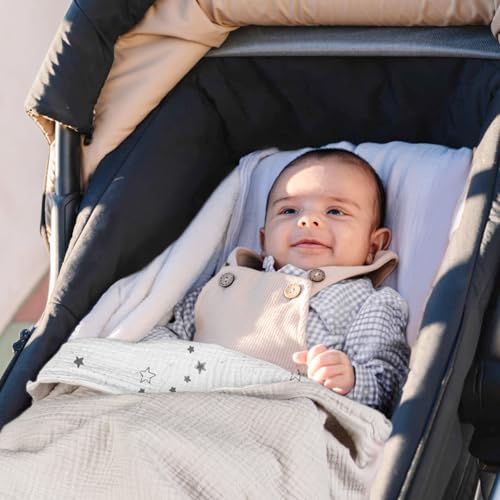 lulumoon Kinderbettwäsche 80x80 Musselin Baby: 100% Baumwolle weich – Ansicht 3