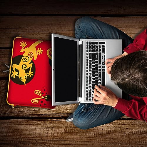 Digittrade LS145-15 Lady Beetle Notebook Sleeve Laptop Neopren Case Custodia Portatile Borsa Involucro Protettivo 39,6Cm (15,4 - 15,6 Pollice) Rosso - 6
