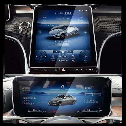 Écran brisé Mercedes C W206 résolu avec ce film protecteur verre trempé pour affichage GPS 2022