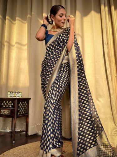 Image of Flosive Women's Kanchipuram Silk Saree
