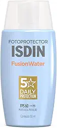 ISDIN Protetor Solar Facial Fusion Water 5 Stars Sem Cor FPS 60-50ml