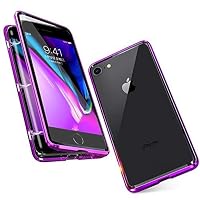 Custodia Magnetico IPhone SE 2020 Full Body | Cover 360° Con Bumper In Alluminio E Vetro Temperato - 3
