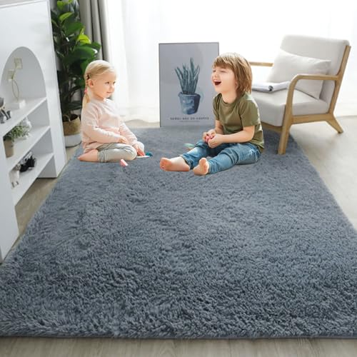 Tapis de salon moderne antidérapant lavable pour sol glissant