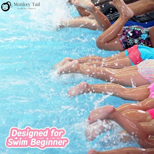 Image of MONKEYTAIL Kick Board for Swimming Sports Swimming Floats for Kids | Pink | Pool Float Support Pad for Beginners Training Accessories |Soft EVA Enhanced Buoyancy | U Design Floaters for Adults