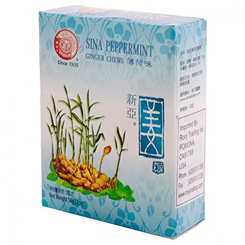Sina Ting Ting Jahe Peppermint Ginger Candy Chews, 2 ounce