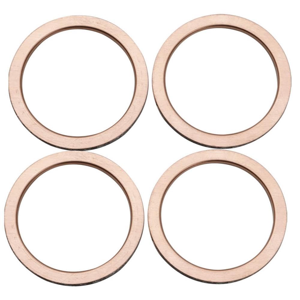Guarnizione testata in metallo 4 pezzi compatibile con YFM600FW 4x4 99-01 adatta YZF-R6 99-05 YZF-R6S 06-09 funziona con parti del motore del motociclo YFM660R 01-05