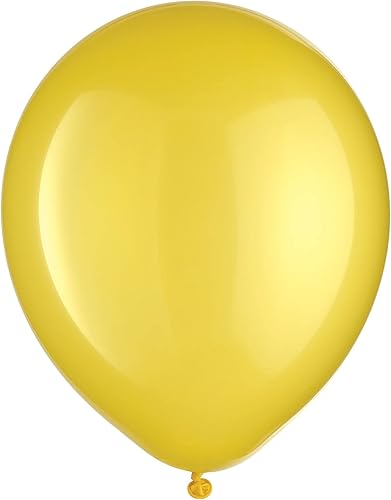 Globos de látex Yellow Sunshine, 12 pulgadas (paquete de 15), perfectos para cualquier evento