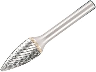 Solid Carbide Rotary Burr Bright Pointed Tree 6.3mm x 3mm