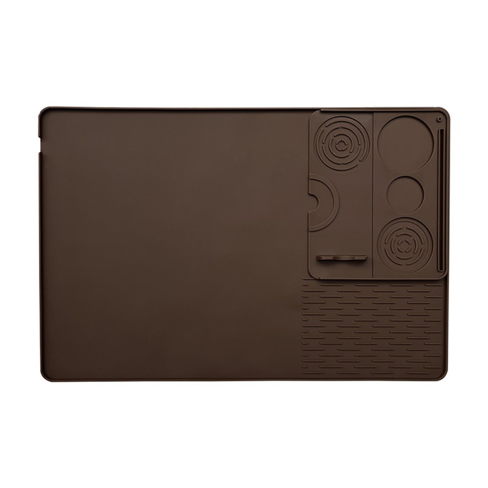Limtula Silicone Coffee Machine Mat with Detachable Espresso Tamper Mat for Secure Nonslip and Simple Maintenance Coffee Machine Pad