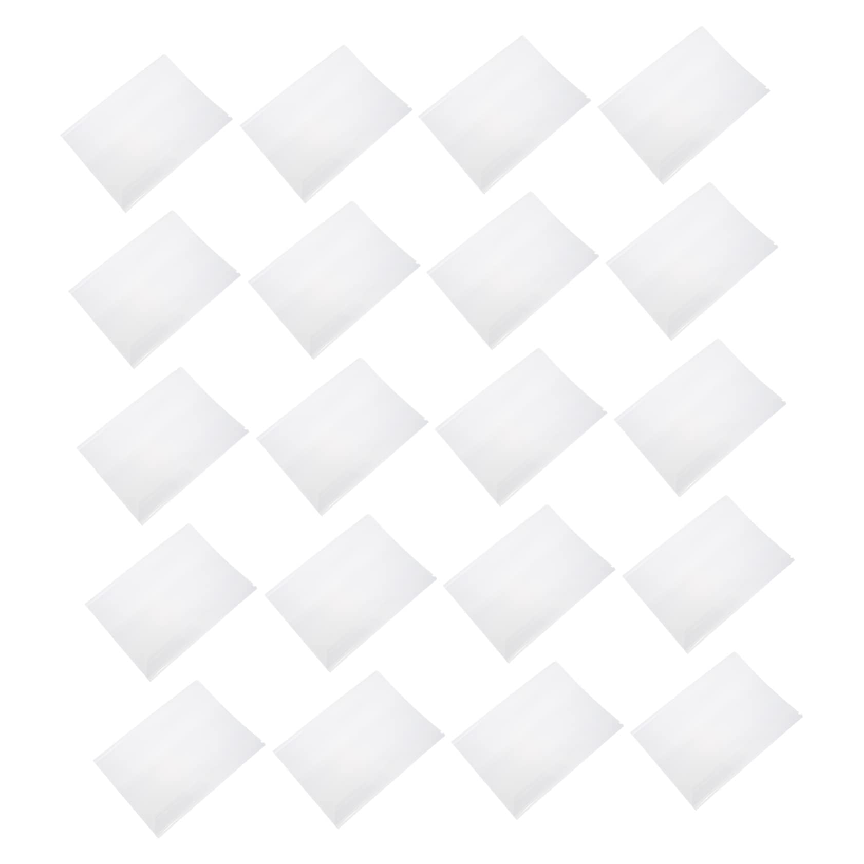 STOBOK 50pièces De Transparentes Pvc Étanches Pour Scolaires Housses Réglables De Et Pratique