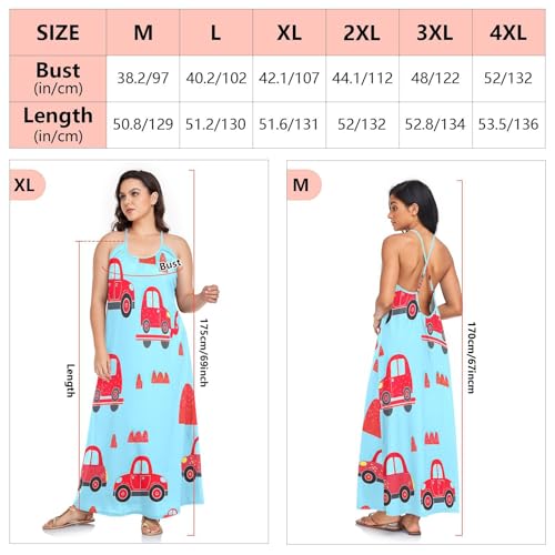 Robe longue dos nu avec bretelles spaghetti style plage - 6
