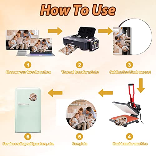 Aimants personnalisés pour sublimation ZYNERY afin de ne plus rayer votre réfrigérateur - 5
