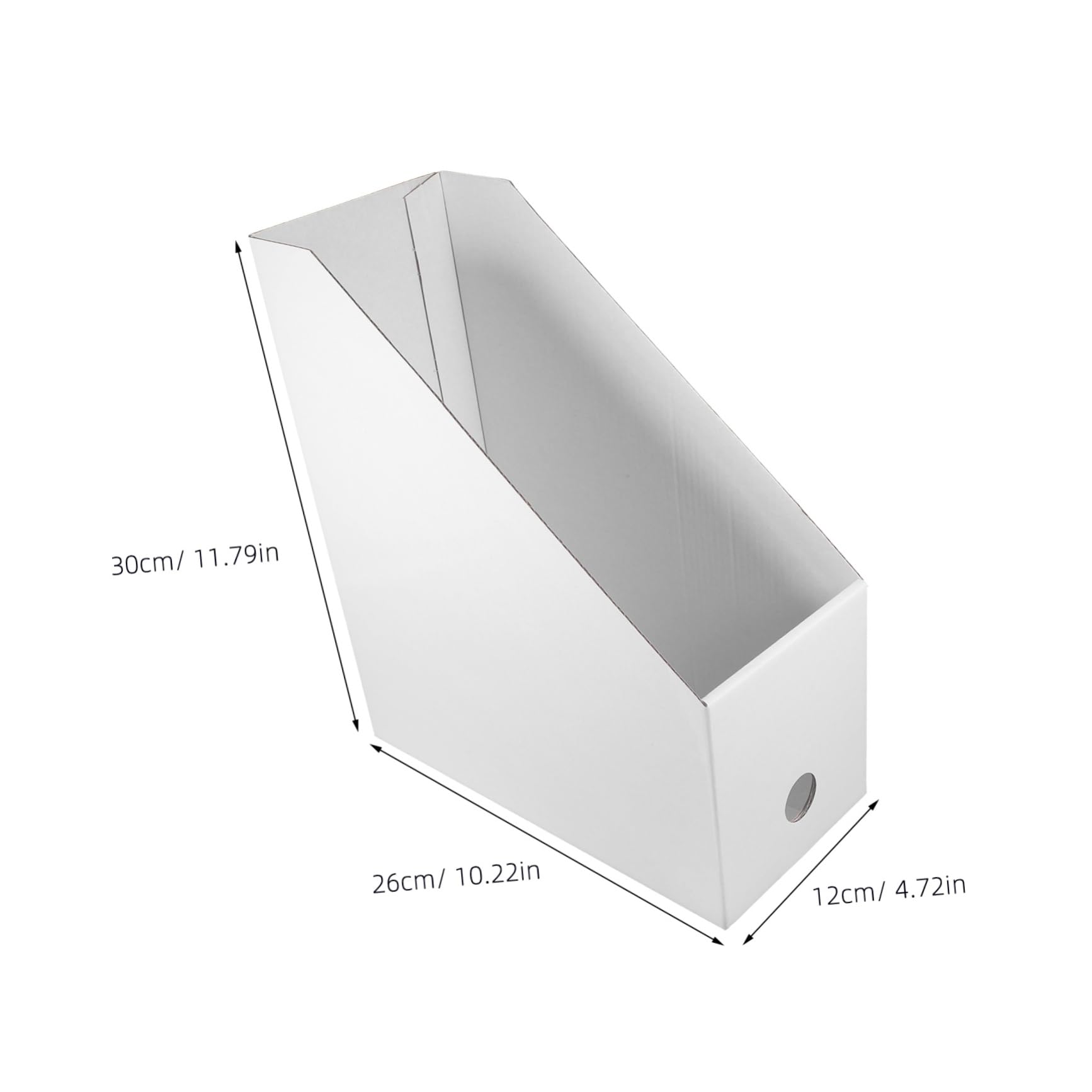 HOMSFOU 3pcs Desk Organizer Storage Book Storage Box Records Holder Shelves Organizer