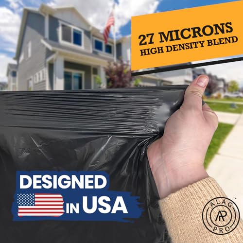 Image of ALAGPRO 50 Premium Dog Waste Station Can Liners -1 Roll of 50 bags - Standard Size 26 inch W x 33 inch L (10-13 gallons) - Heavy Duty Pet Poop Trash Can Bags, 40% Thicker than Competitors Bags (1.1 mil)