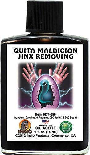 INDIO Oil- Jinx Removing QUITA MALDICION 1/2oz
