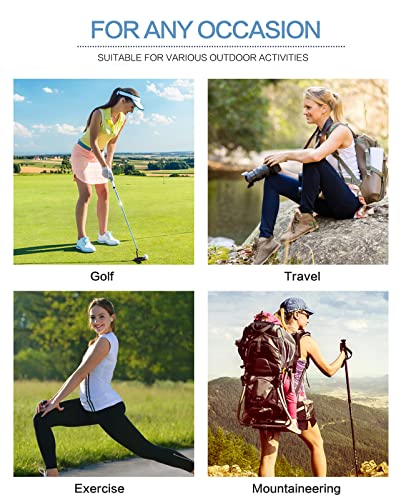 Meethoo Women's Sleeveless Golf Polo Shirts V-Neck Collarless Tennis Running Tank Tops Lightweight Athletic Casual #TOP5