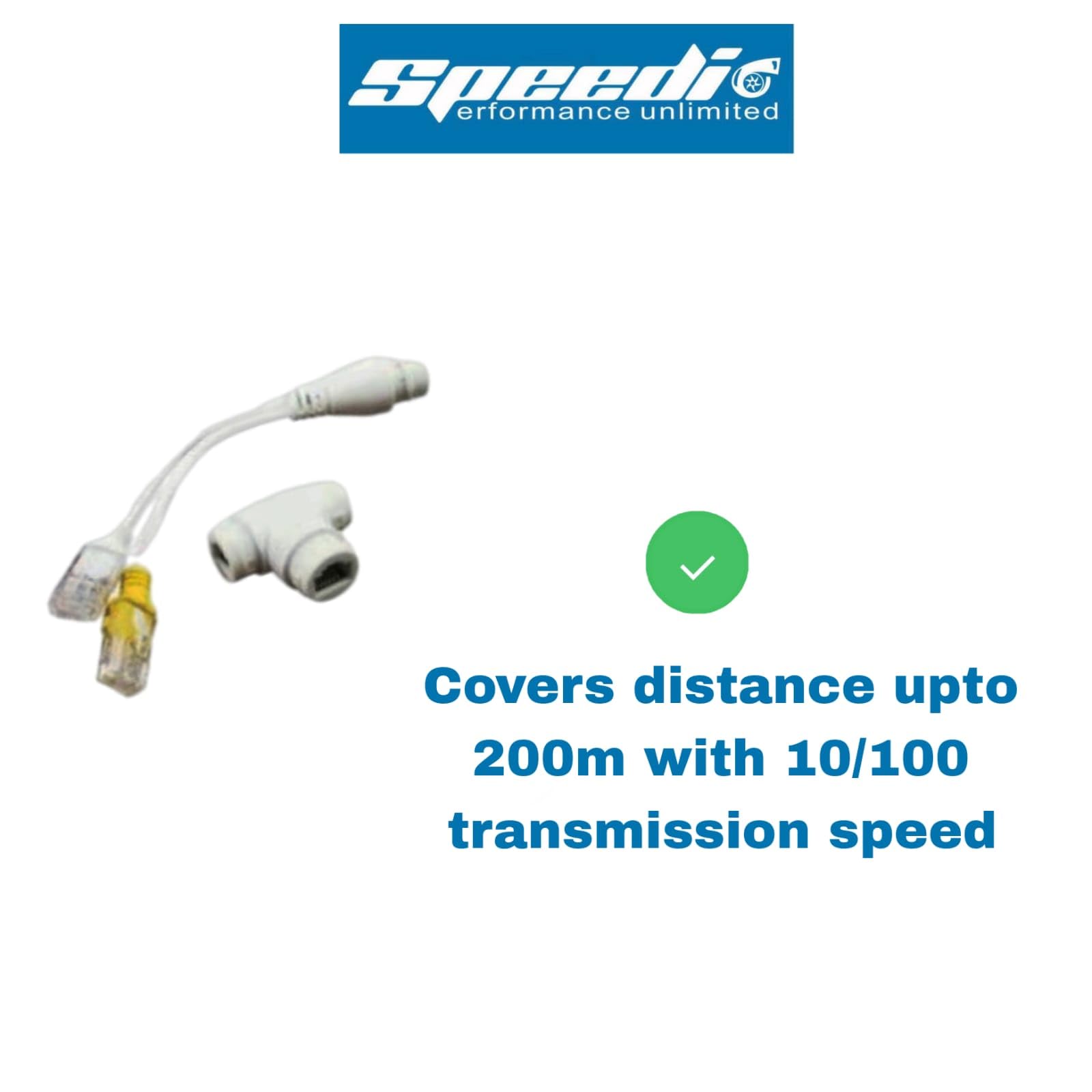 Speedio PoE Splitter - Power 2 IP Cameras with 1 Cable -2