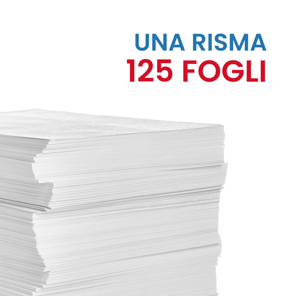 Color Copy Risma Carta A4 Liscia 250 g/m² 125 Fogli Bianca per Stampante Ink Jet Laser Fax