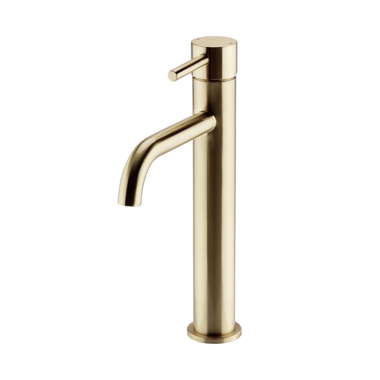 Kartell Tap143ot K-Vit Brassware Ottone Hi-Rise Mono Basin Mixer, Brushed Brass