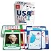 merka Educational Flashcards - USA Set - 95 Cards for Kids - US States with Beautiful Images for Each State Bird, Flower, Flag, Tree - US Presidents - Educational Civics Flashcards for Kids