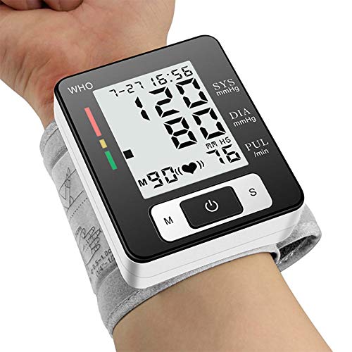 snmi Moniteur De Pression Artérielle Tensiomètre De Poignet Précis Entièrement Automatique, Tensiomètre Numérique, Niveau Systolique Diastolique Et Hypertension Artérielle Cover