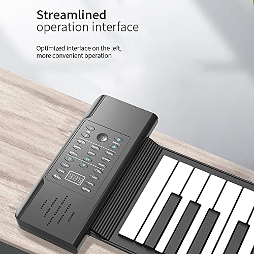 Piano Portable, 61 Touches Pliable Roll Up Piano Clavier électronique USB Hand Roll Piano Adapté aux Débutants et aux Enfants - Les Beatles, Paul McCartney, John Lennon, RIngo Starr, George Harrison Piano Portable, 61 Touches Pliable Roll Up Piano Clavier électronique USB Hand Roll Piano Adapté aux Débutants et aux Enfants – Image 5