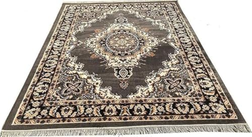 Image of Soft Traditional Washable Beautiful Acrylic Rugs for Home Decor Living Room 7x10 feet (210 x 300 CM) Grey