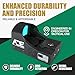 Ade Advanced Optics Crusader RD3-009 Red Dot Reflex Sight + Optic Mounting Plate for Taurus PT111 G2, Millennium G2, G2C, G3 with Original Rear Sight, PT140 G2, PT709, PT740, TX22 + Picatinny Plate
