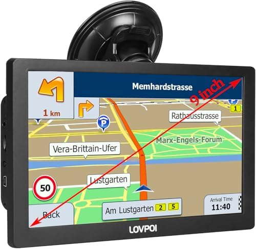Truck GPS Commercial Drivers 2026, Semi Truck GPS Navigation, 9 i...