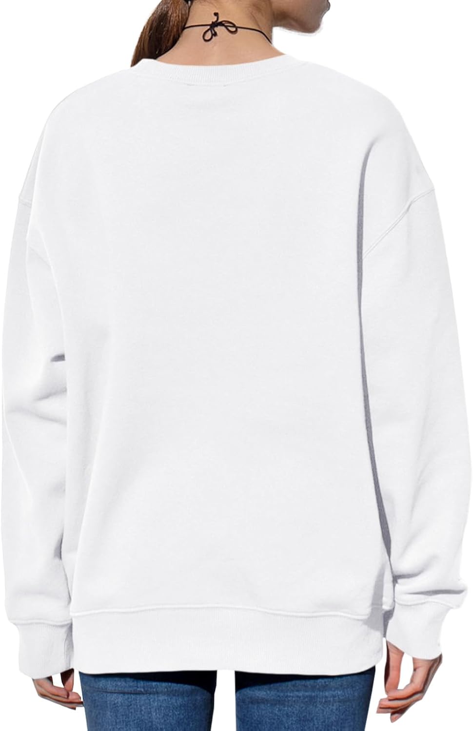 Langwyqu Women's Oversized Sweatshirt Los Angeles California Crewneck Long Sleeve Casual Loose Pullover Tops - Image 2