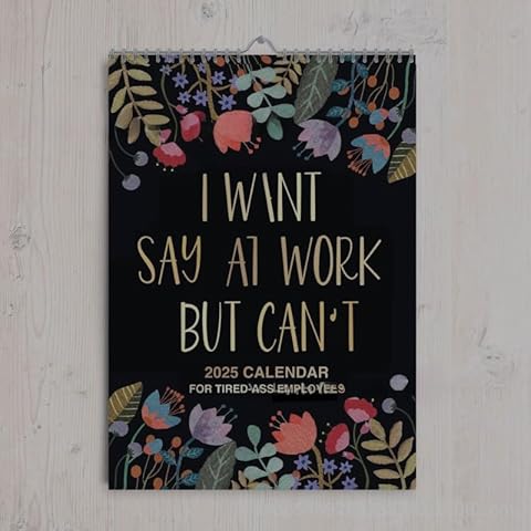 I Want To Say At Work 2025 Calendar (2025 Work Calendar) Cover