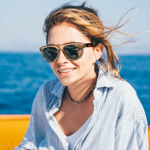 FEISEDY Square Sunglasses for Women Men Unisex Curved Style Shades Designer Sun Glasses B02143