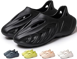 Foam Runner Casual Hollow Sports Shoes Closed Toe Cloud Slides Pillow Walking Shoes Running Shoes Foam Runners Sneakers Water Shoes Soft Outdoor Beach Sandals for Women Men