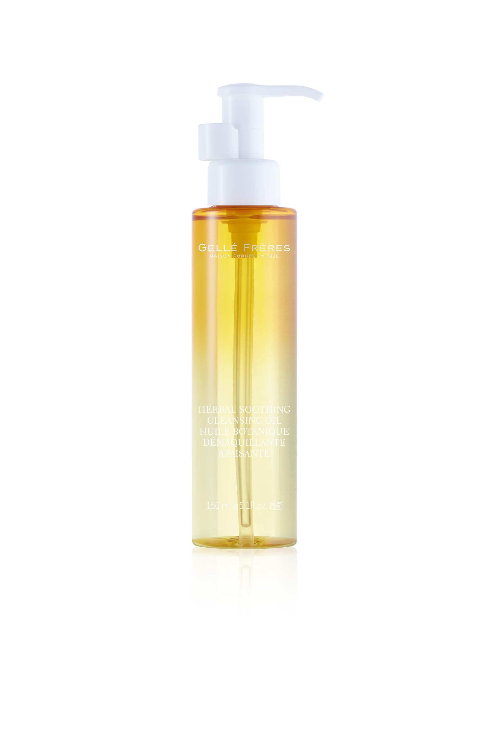 GELLÉ FRÈRES Facial Cleansing Oil, Makeup Remover, Residue Free & Gentle, for Pores, for All Skin Types, 5.2 fl oz