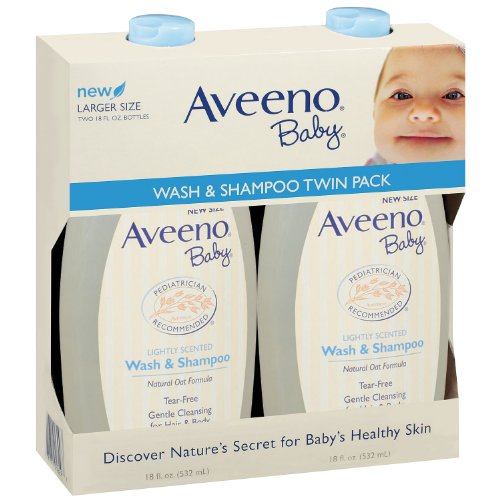 Aveeno Baby Wash And Shampoo - 18 Oz 2/Pack #TOP1